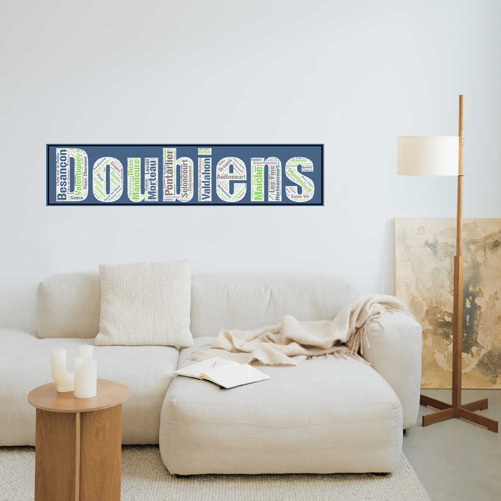 Affiche département Doubs - Doubiens