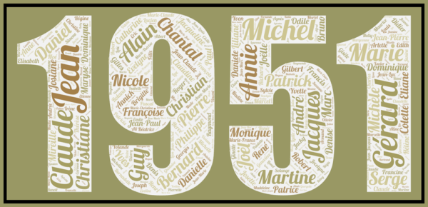 Affiche Prénoms Année 1951-v2
