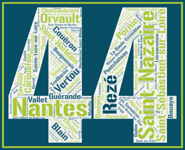 Affiche département Loire-Atlantique 44- v2 – Image 3