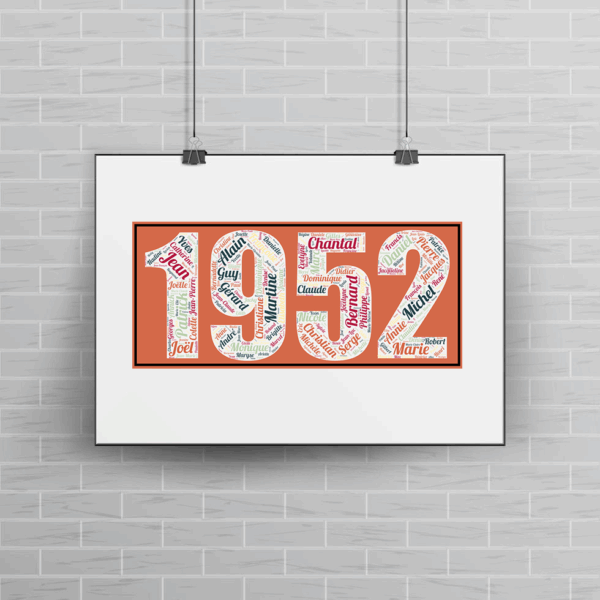 Affiche Prénoms Année 1952-v3 – Image 3