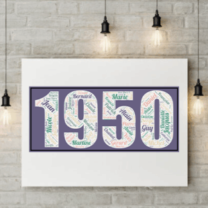 Affiche Prénoms Année 1950-v5