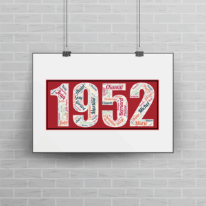 Affiche Prénoms Année 1952-v4