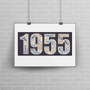 Affiche Prénoms Année 1955-v5