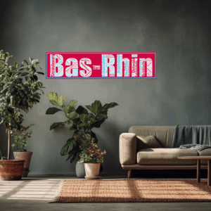 Affiche département Bas-Rhin