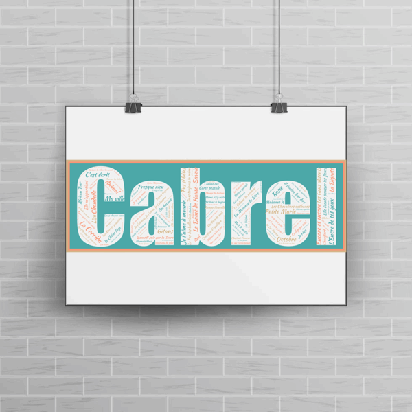 Affiche Cabrel - v2 – Image 2