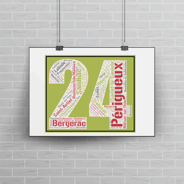 Affiche département de la Dordogne- 24 - v3 – Image 3