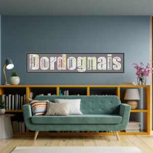 Affiche département de la Dordogne  - Dordognais