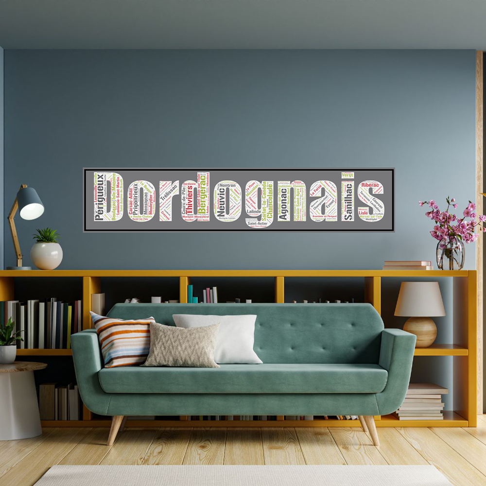 Affiche département de la Dordogne - Dordognais