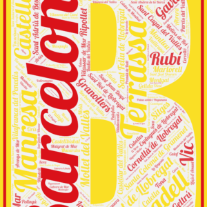 Affiche Barcelone - Barcelona - v2