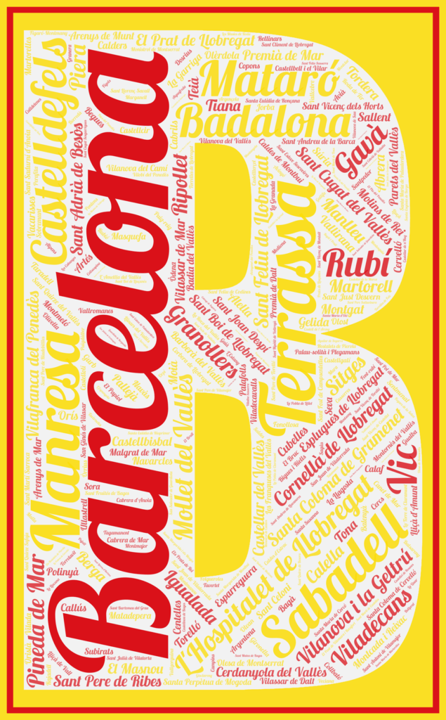 Affiche Barcelone - Barcelona - v2