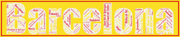 Affiche Barcelone - Barcelona - v4