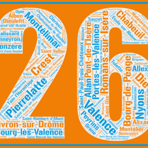 Affiche du département de la Drôme - 26 - v2