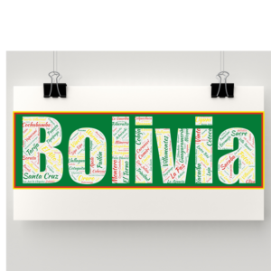 Affiche Bolivie - Bolivia