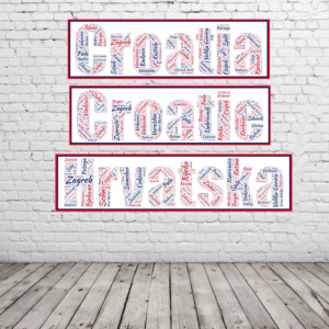 Affiche Croatie - Hrvatska - v3