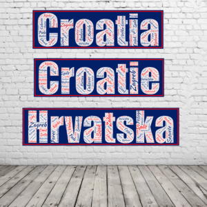 Affiche Croatie - Hrvatska - v2