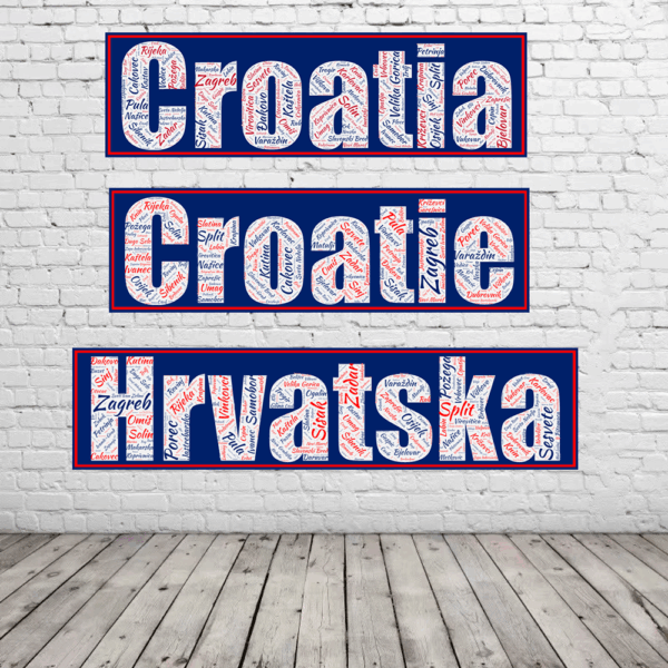 Affiche Croatie - Hrvatska - v2