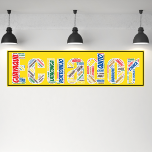 Affiche Equateur - Ecuador