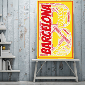 Affiche Barcelone - Barcelona - v1