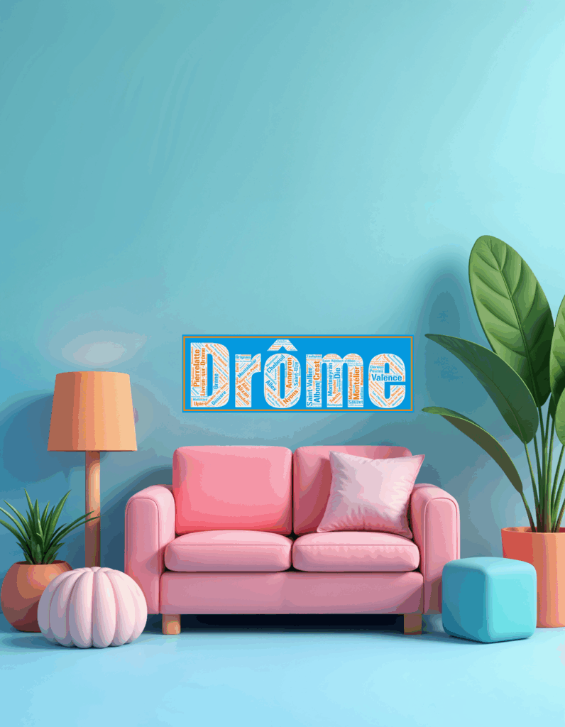 Affiche département Drôme