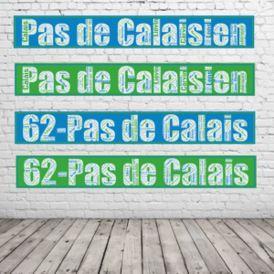 Affiche département Pas de Calais - Pas de Calaisien -v1