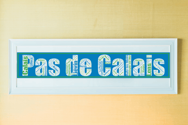 Affiche département Pas de Calais - v1