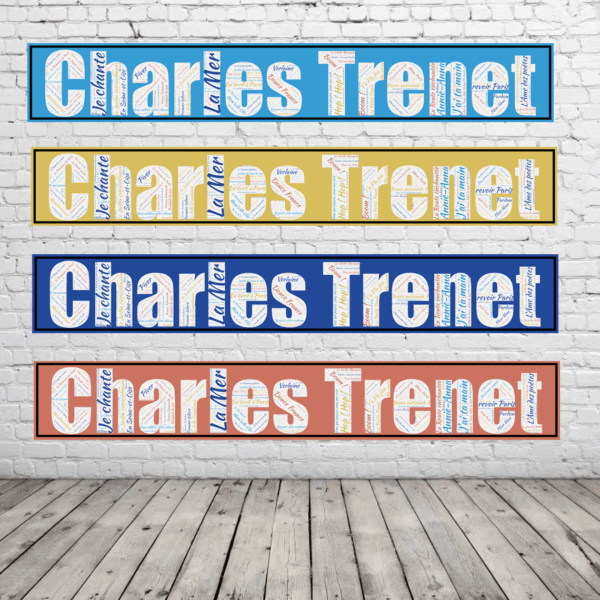 Affiche Charles Trenet - v2 – Image 2