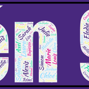 Affiche Prénoms Décennie 90 - Gén 90 v2