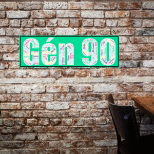 Affiche Prénoms Décennie 90 - Gén 90