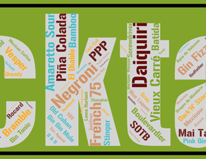 Affiche Cocktails - v5