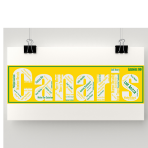 Affiche FC Nantes - Canaris - Années 80