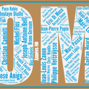 Affiche Olympique Marseille - OM -Années 80 - v3