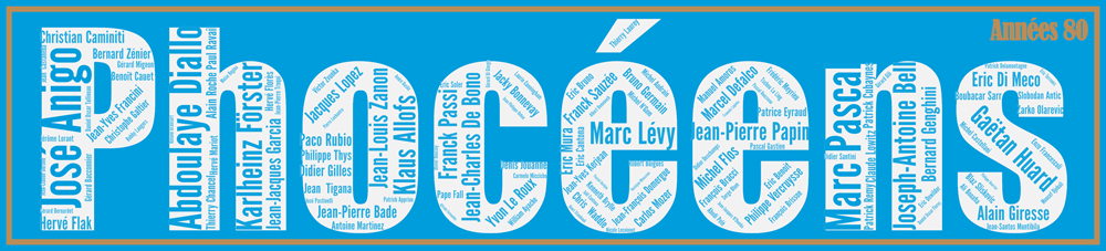 Affiche Olympique Marseille - Phocéens - Années 80 - v1