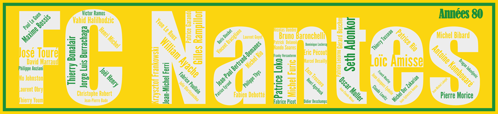 Affiche FC Nantes - Années 80 - v1