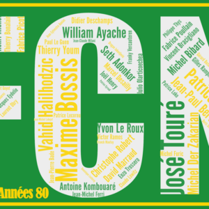 Affiche FC Nantes - FCN - Années 80 - v2