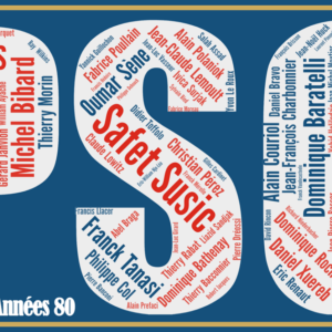 Affiche Paris Saint-Germain - PSG - Années 80 - v1