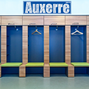 Affiche AJ Auxerre - Auxerre - Années 80 -
