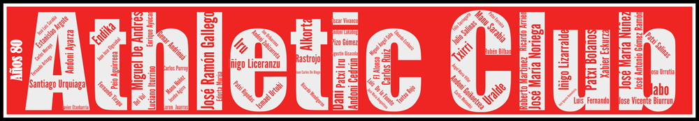 Affiche Athletic Club - Années 80 - v1