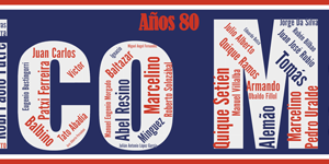 Affiche Atlético Madrid - Années 80 - v2