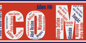 Affiche Atlético Madrid - Années 80 - v1