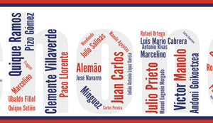 Affiche Atlético Madrid - Colchoneros - Années 80 - v3