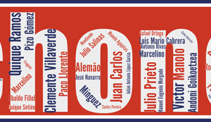 Affiche Atlético Madrid - Colchoneros - Années 80 - v1