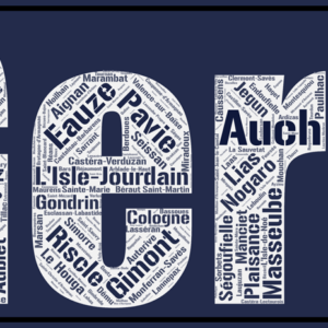 Affiche département du Gers - v1