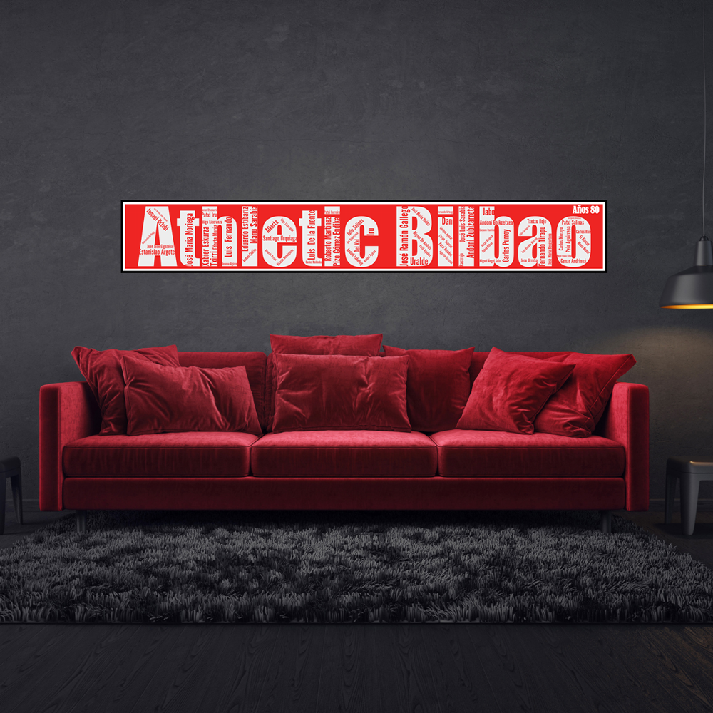 Affiche Athletic Club - Athletic Bilbao - Années 80