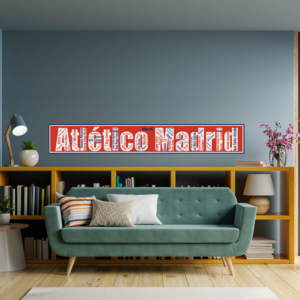 Affiche Atlético Madrid - Années 80