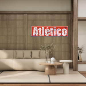 Affiche Atlético Madrid - Atlético - Années 80