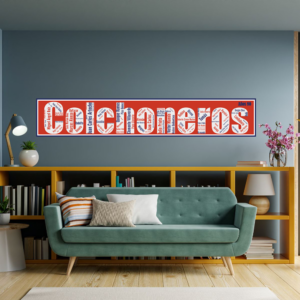 Affiche Atlético Madrid - Colchoneros - Années 80