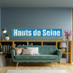 Affiche département Hauts de Seine