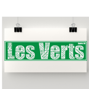 Affiche AS Saint-Etienne - Les Verts - Années 80