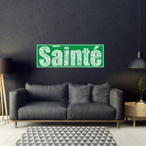 Affiche AS Saint-Etienne - Sainté - Années 80