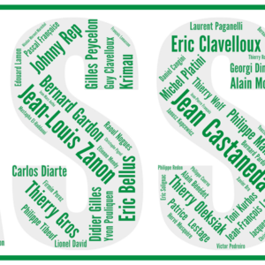 Affiche AS Saint-Etienne - ASSE - Années 80 - v2